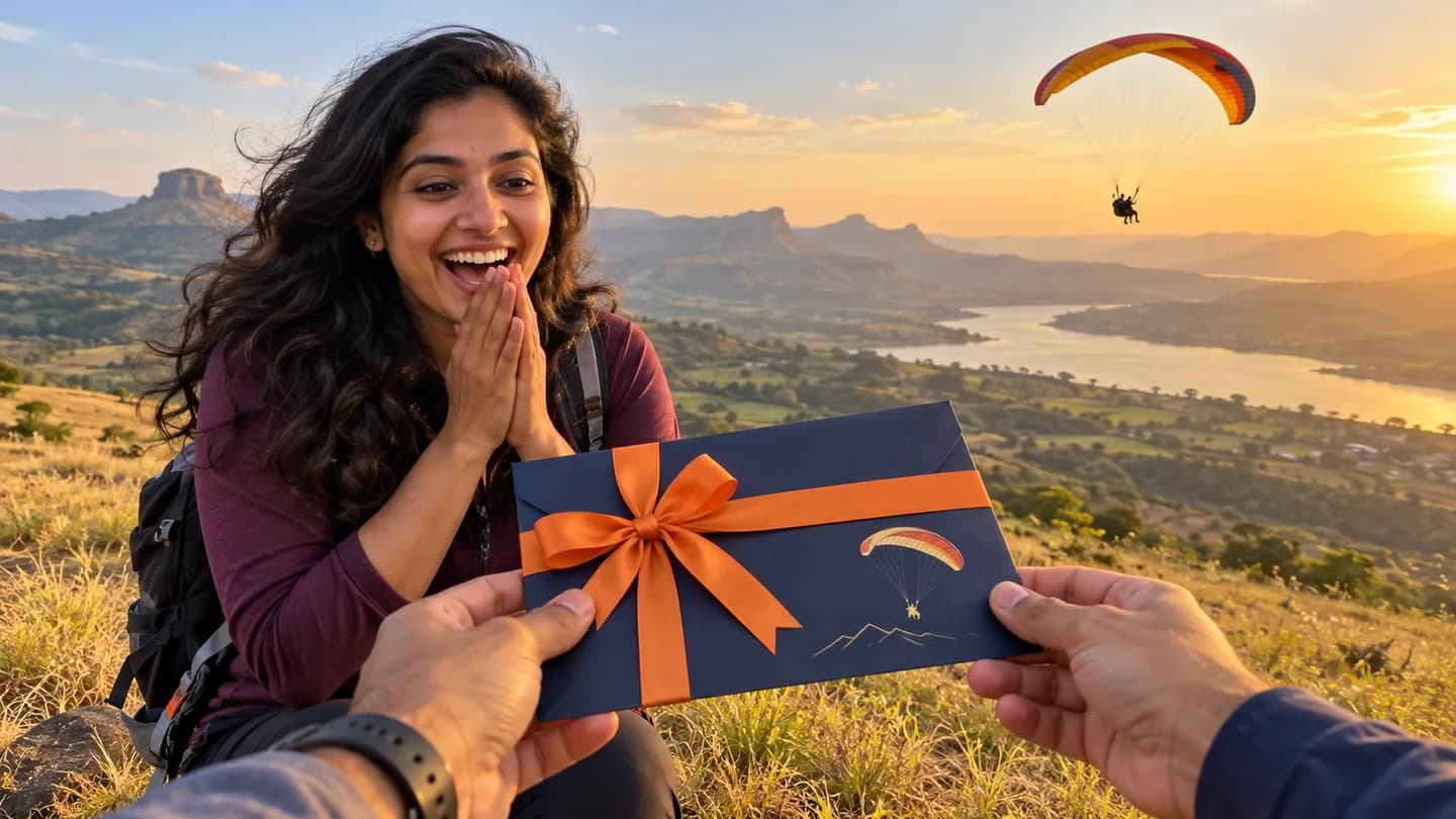 Image for blog: Paragliding Gift Vouchers & Surprise Flights in Kamshet