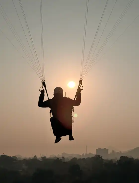 Sunset flight Maharashtra