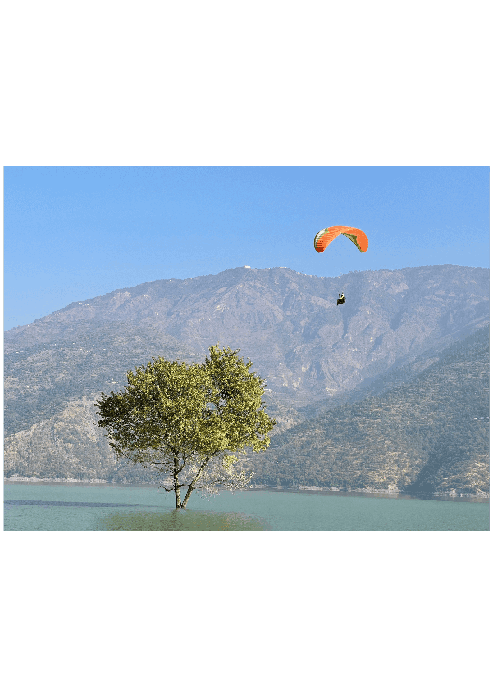 High flight over Kamshet valley