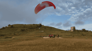 Paragliding training 1