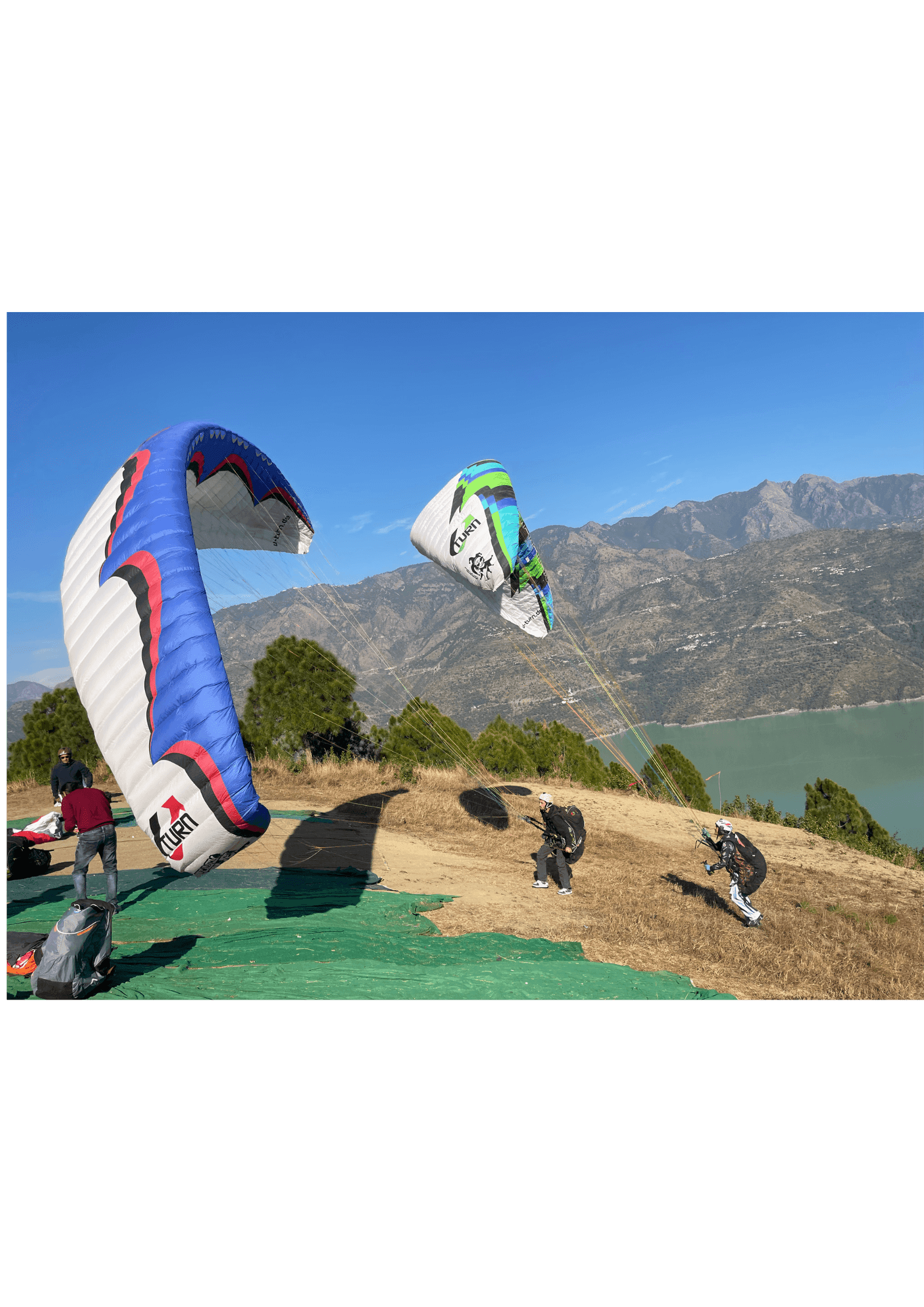 Paragliding course training in Kamshet