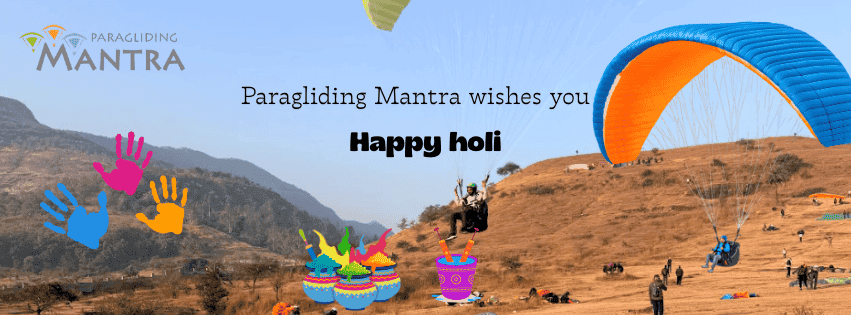 Image for blog: Celebrate Holi 2026 in the Sky: Tandem Paragliding in Kamshet with Mantra Paragliding