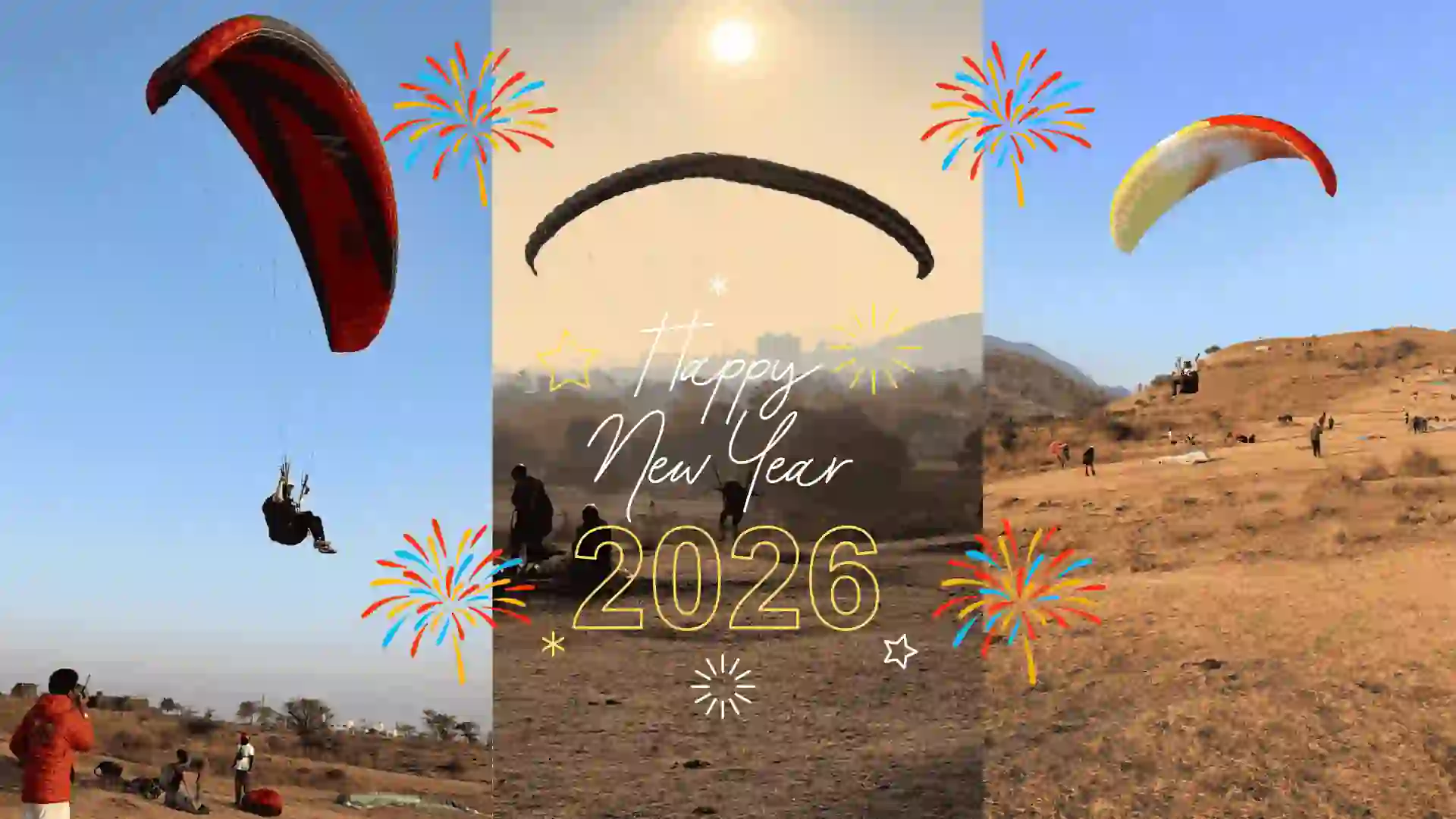 New Year Paragliding in Kamshet | Paragliding Mantra