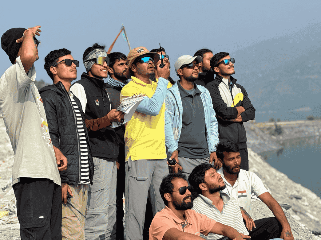 Paragliding in Kamshet near Pawna Lake with flying community at Lakeside Mantra