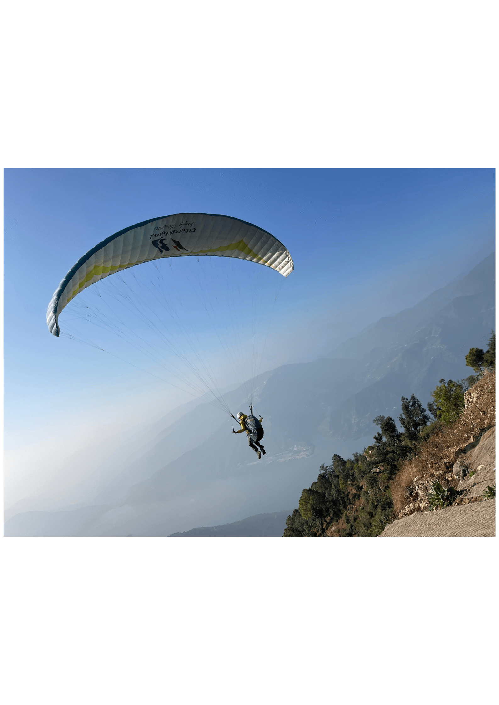 Paragliding training base near Lonavala at Pawna Lake Kamshet